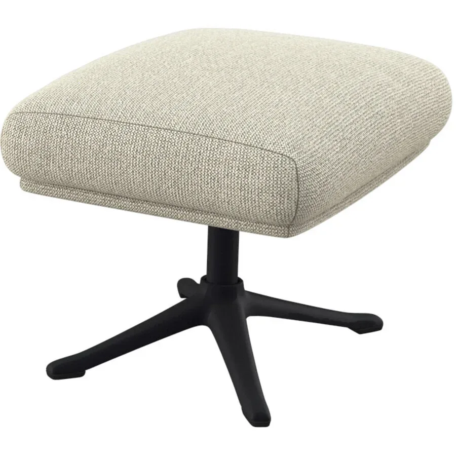Hocker Halani Braun Stoff/Polyester 41 cm 54 cm - Farbe: Natural - Material: Stoff, polyester - Hocker
