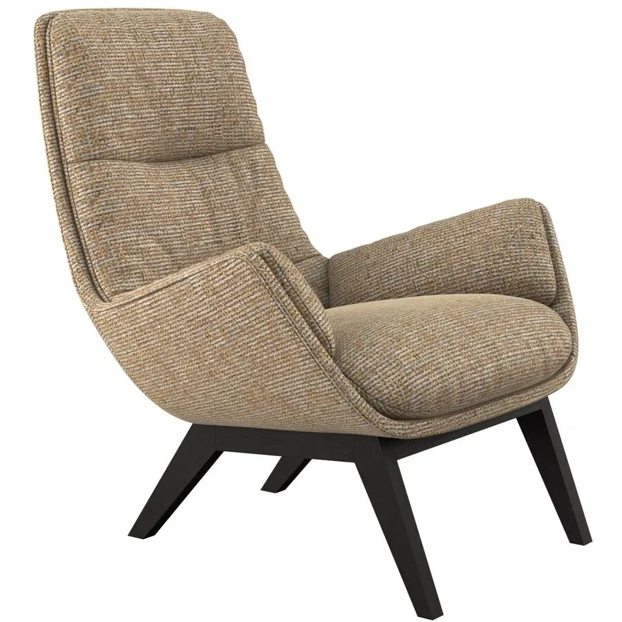 Sessel Halani Gelb Stoff/Polyester 93 cm 84 cm - Farbe: honiggelb - Sessel