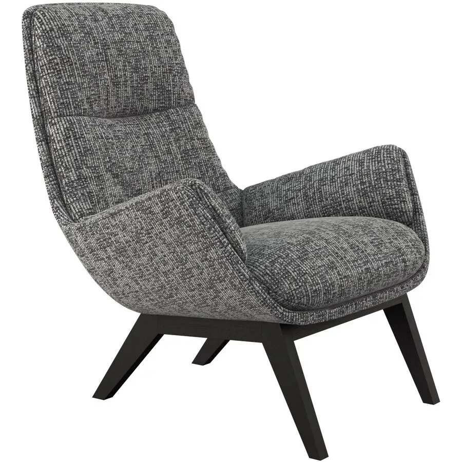 Sessel Halani Grau Stoff/Polyester 93 cm 84 cm - Farbe: granit - Sessel