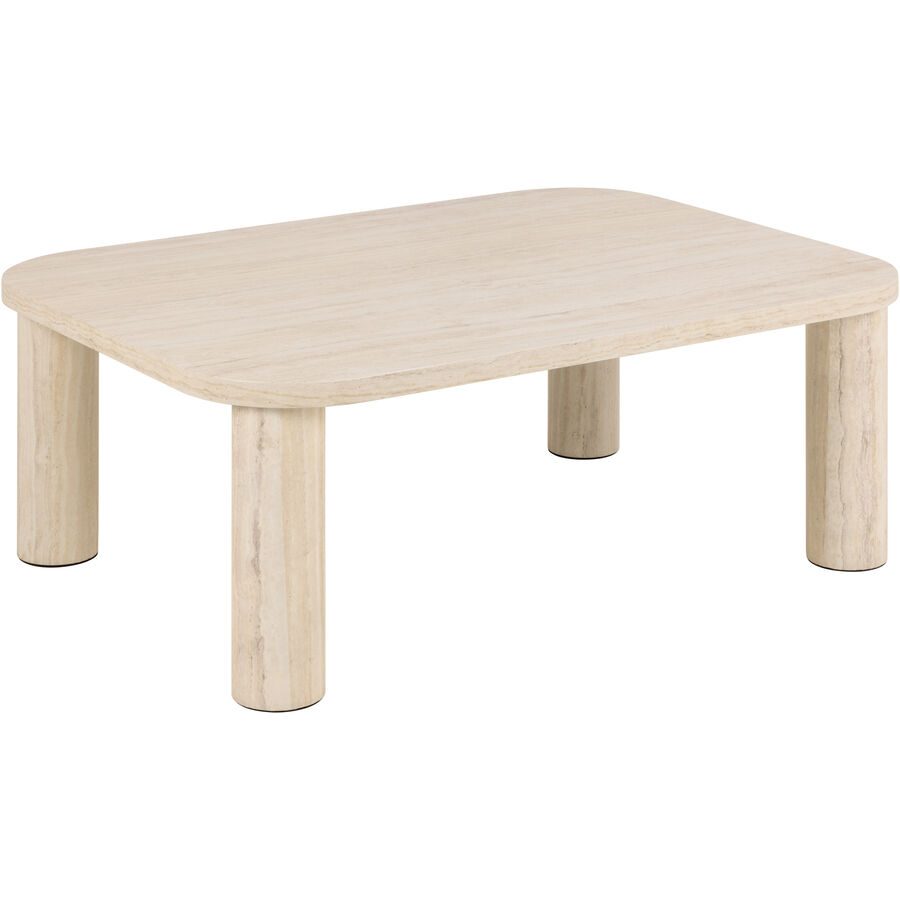 Salontisch Solano Beige MDF 100 cm - Salontisch