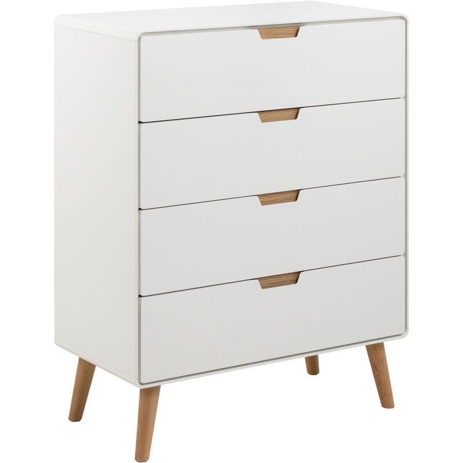 Kommode Lowell Braun MDF 80 cm 40 cm - Farbe: natur - Kommode