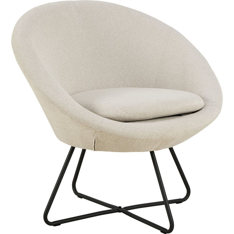 Sessel Center Beige Stoff/Polyester 82 cm 71 cm - Sessel