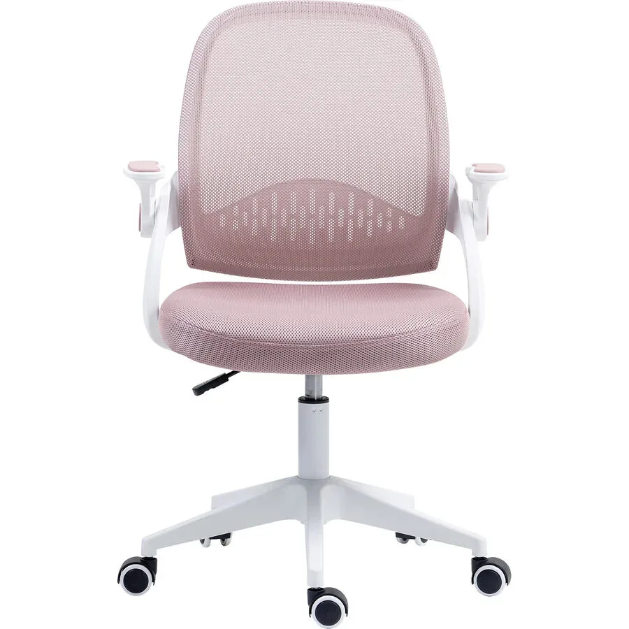 Bürostuhl Samba Rosa/Weiss Kunststoff/Polyester 57 cm - Material: Polyester/Kunststoff - Bürostuhl