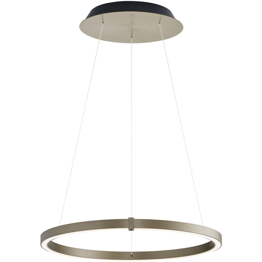 Designer-Pendellampe Bankamp Line bronze 63 cm - LED - Lichtfarbe: Extra warmweiss - Material: Aluminium/Acryl - Designer-Pendellampe- LED
