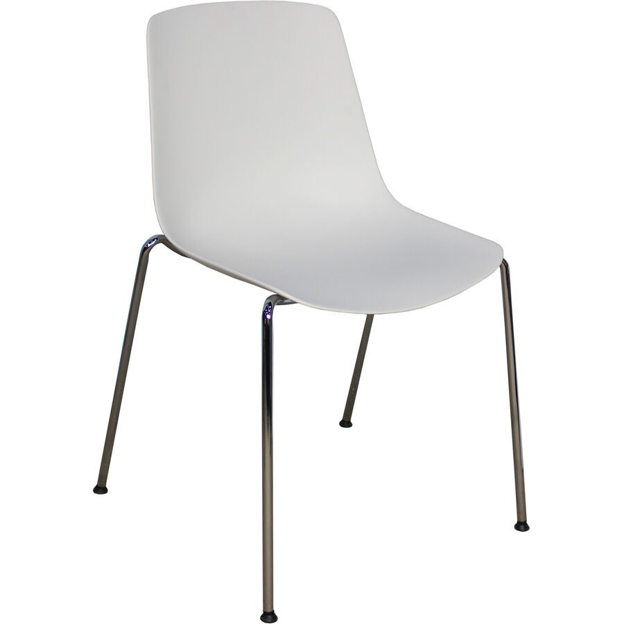 Bürostuhl Livio Weiss Kunststoff 56 cm 88 cm - Material: Polypropylen - Bürostuhl