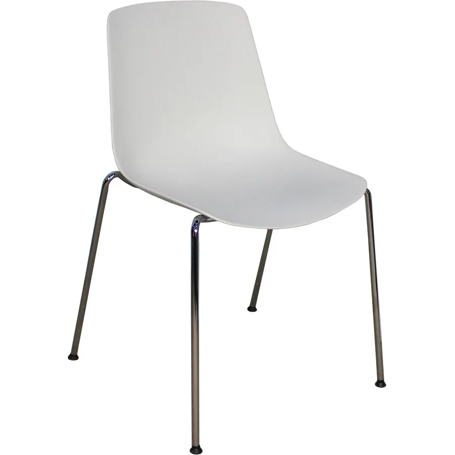 Bürostuhl Livio Weiss Kunststoff 56 cm 88 cm - Material: Polypropylen - Bürostuhl