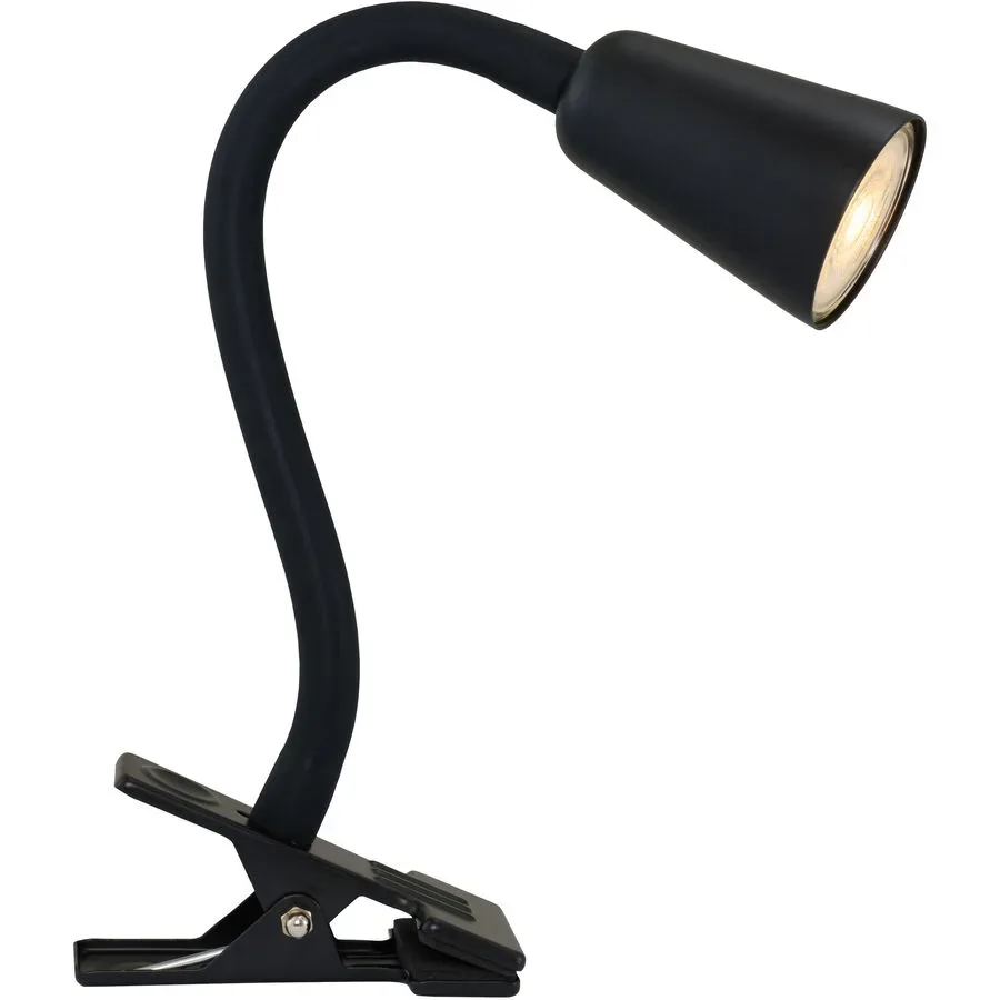 Klemmlampe Koko Metall schwarz matt GU10