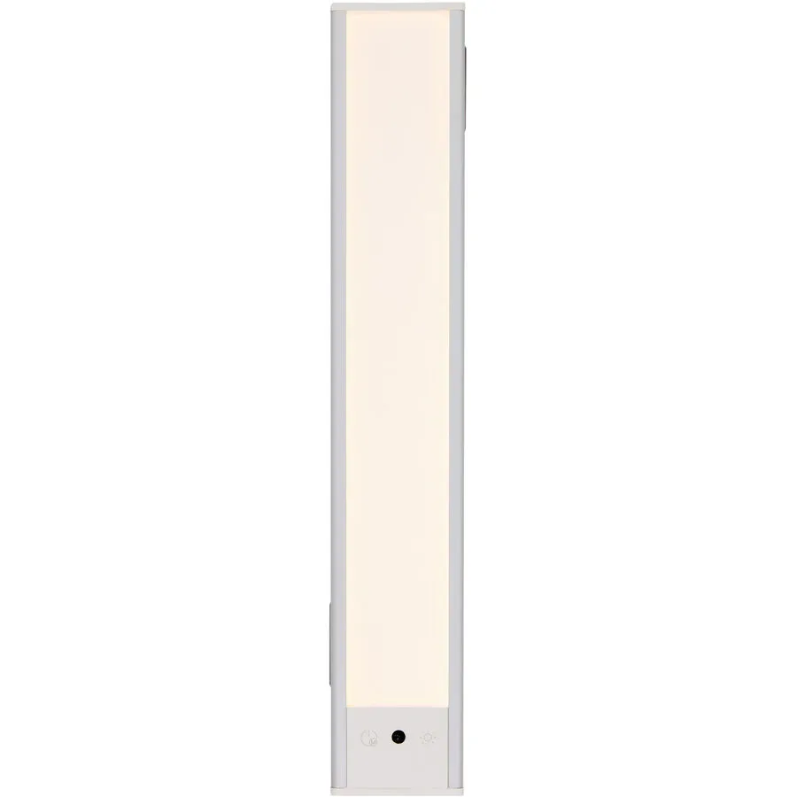 Wandlampe Toni Kunststoff weiss/silber - Farbe: Silber/Weiss - LED - Lichtfarbe: Warmweiss - Kaltes Tagesweiss - Material: Metall- LED
