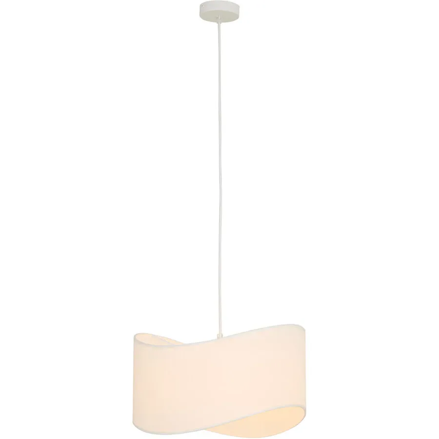 Pendellampe Yamuna Weiss B 40 cm