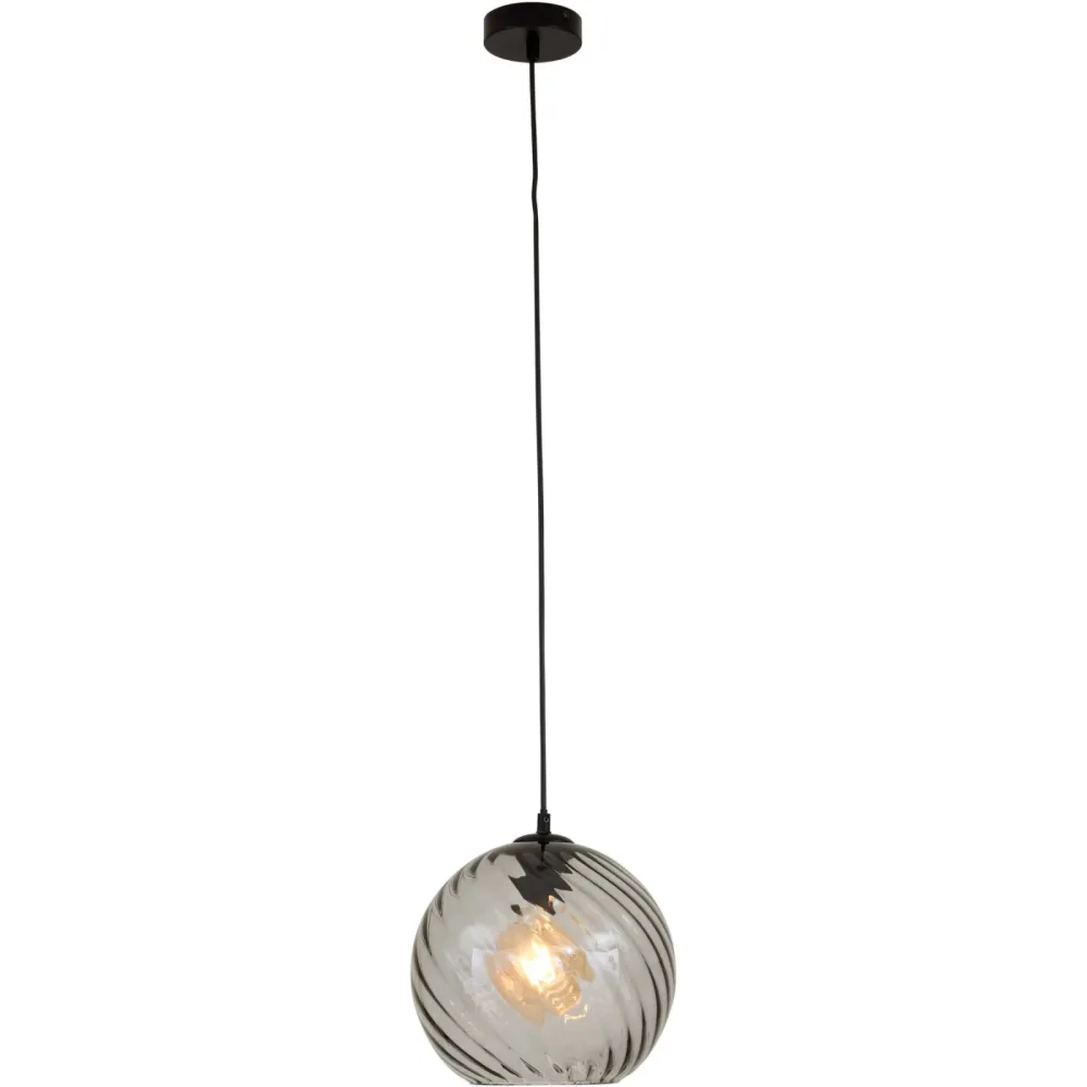 Pendellampe Jascha rauchgrau B 25 cm