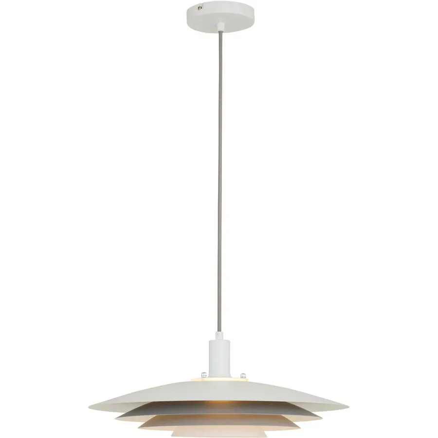 Pendellampe Tarim Metall grau Ø 48cm E27 - Farbe: grau matt