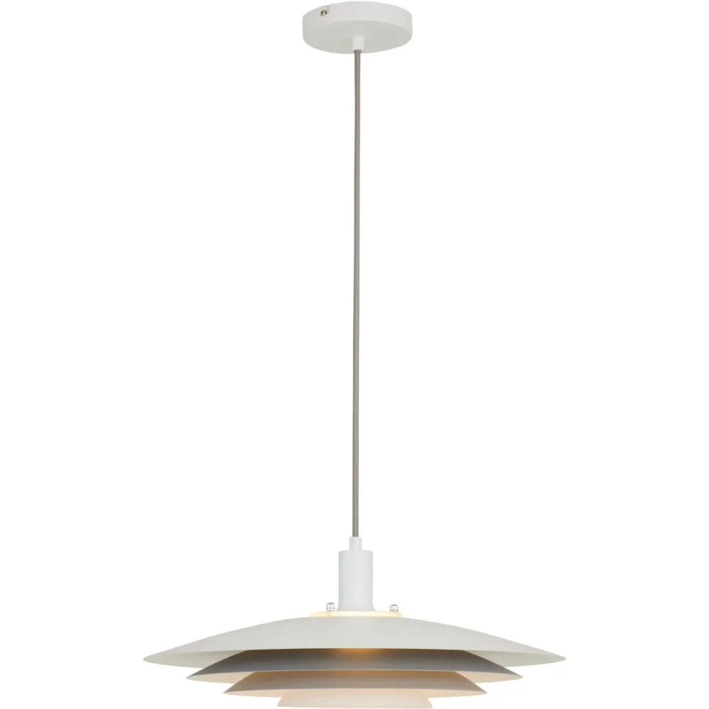 Pendellampe Tarim Metall grau Ø 48cm E27 - Farbe: grau matt