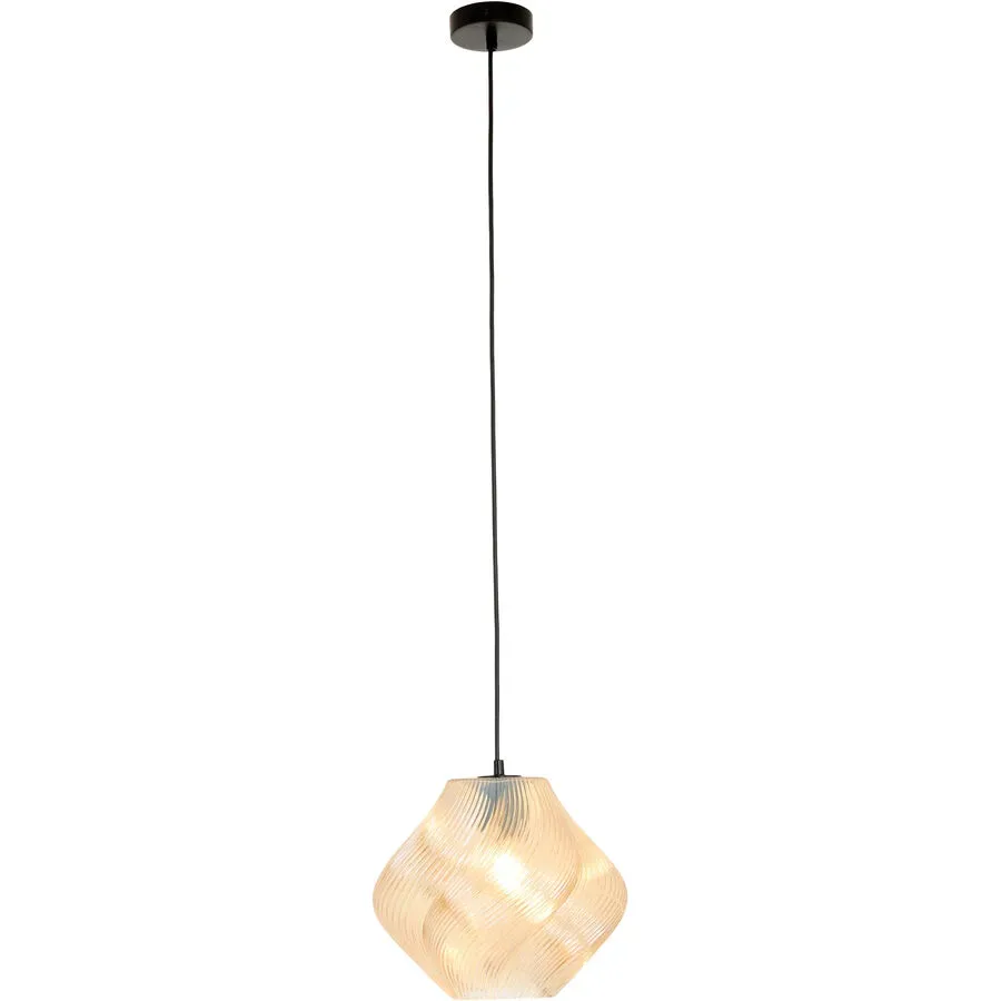 Pendellampe Miray amber B 29 cm