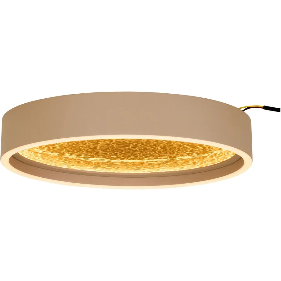 Deckenlampe Appia Kunststoff/Metall sand Ø 60cm 40W LED - LED- LED Energiesparlampe