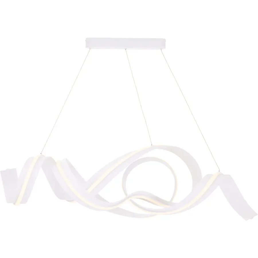 Pendellampe Phoenix Aluminium/Stahl sandweiss 80W LED - LED- LED Energiesparlampe