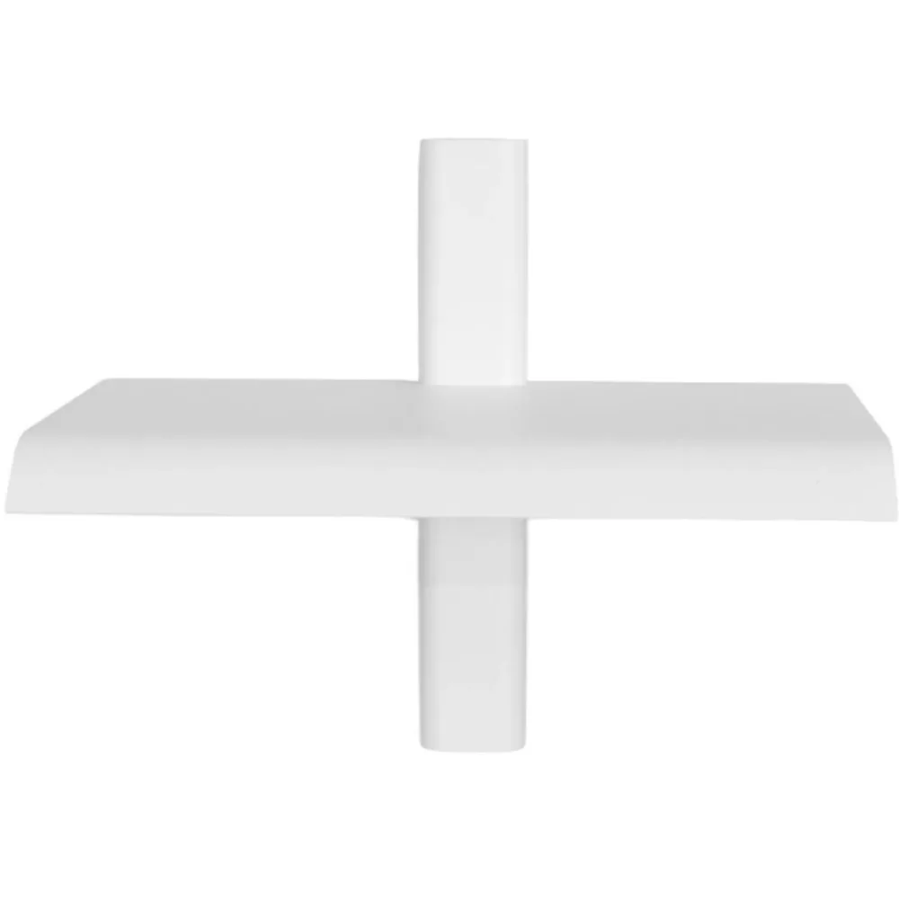 Spinder Design Wandregal Manta Weiss Stahl 28 cm 23 cm - Wandregal