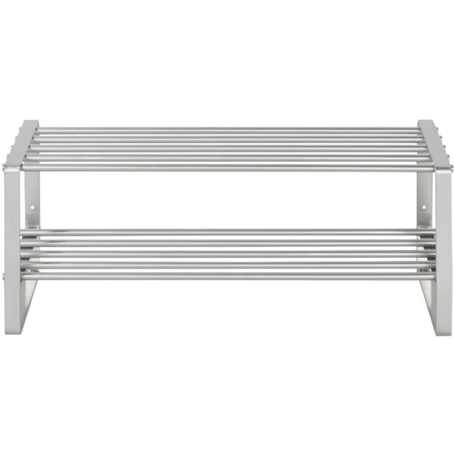 Spinder Design Schuhregal Hesta Silber Stahl 70 cm 29 cm - Farbe: Nickel - Schuhregal
