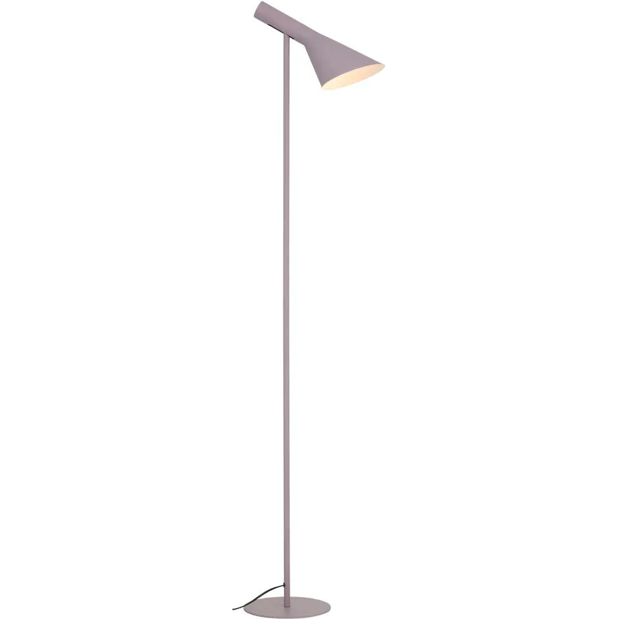 Stehlampe Arles Aluminium aubergine matt E27