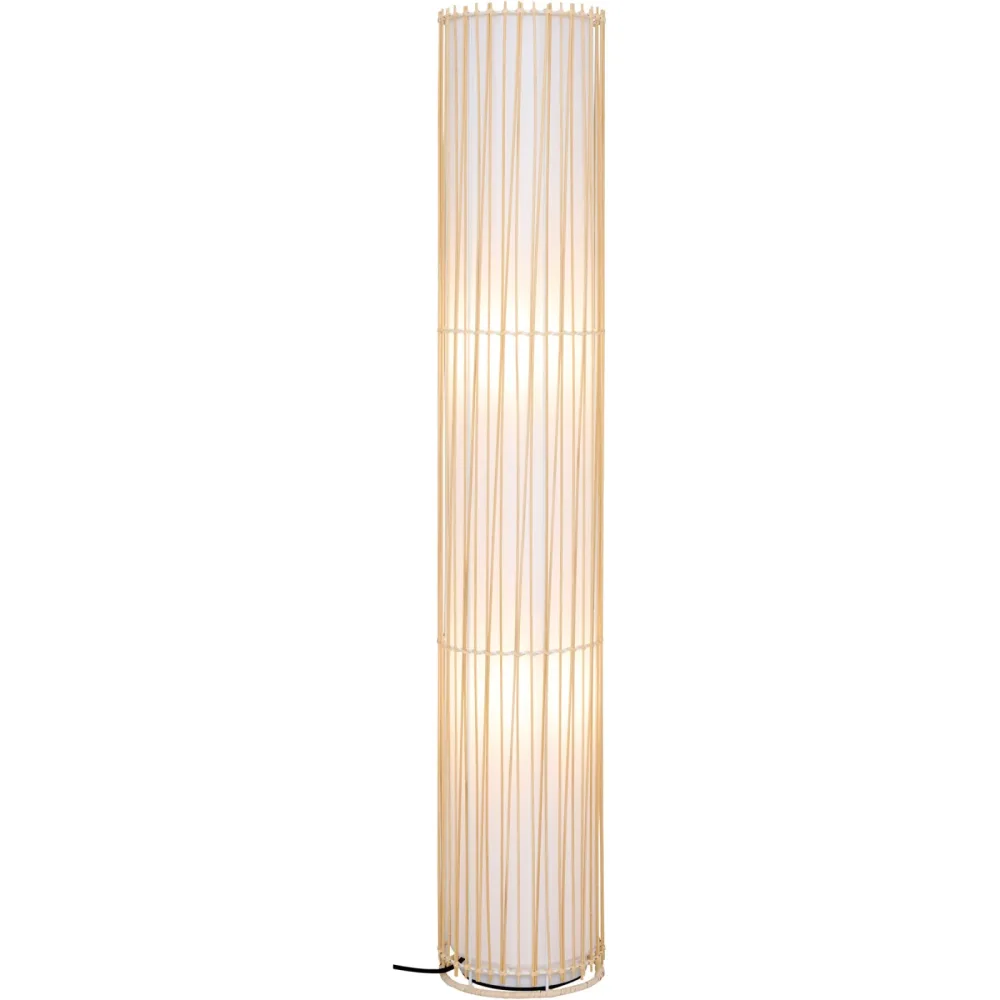 Stehlampe Luanda natur/ weiss H 120 cm