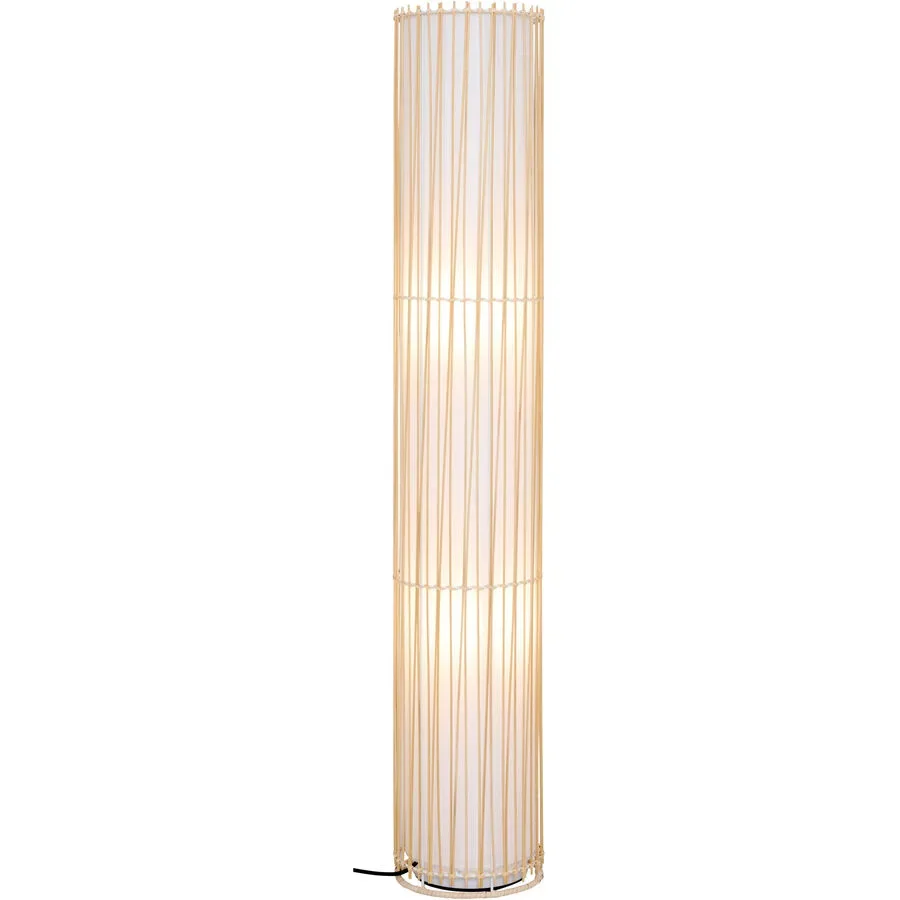 Stehlampe Luanda natur/ weiss H 120 cm