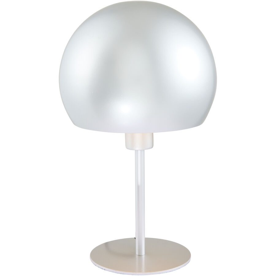 Tischlampe Zebles Metall silber glänzend E14 - Tischlampe