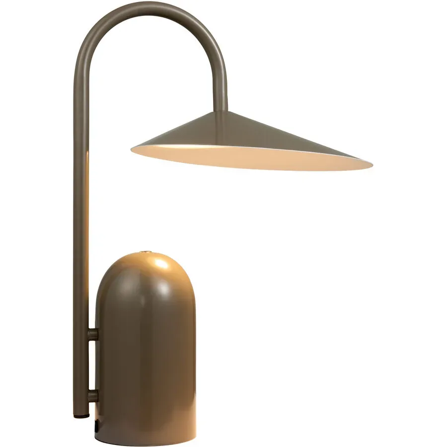Tischlampe Otranto Metall schwarz matt 8W LED - LED - Tischlampe- LED Energiesparlampe