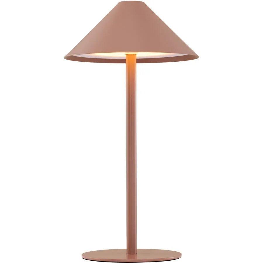 Tischlampe Jolien Metall braun matt 2W LED - LED - Material: Metall/Acryl- LED Energiesparlampe