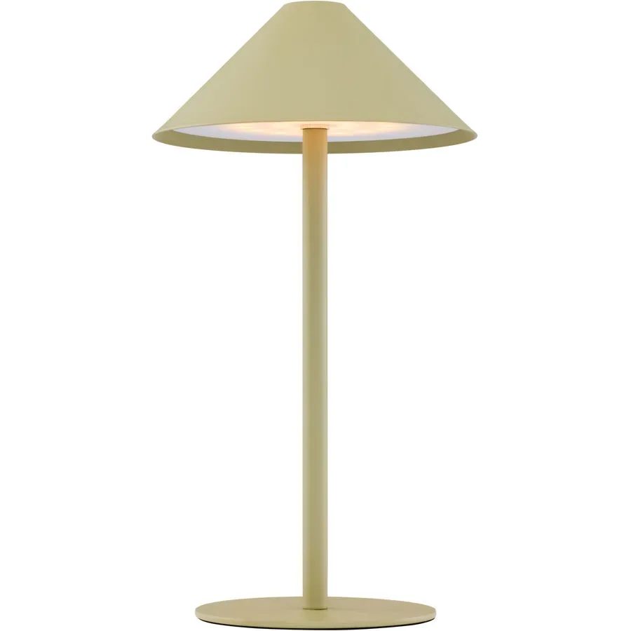 Tischlampe Jolien Metall olivgrün matt 2W LED - LED - Material: Metall/Acryl- LED Energiesparlampe