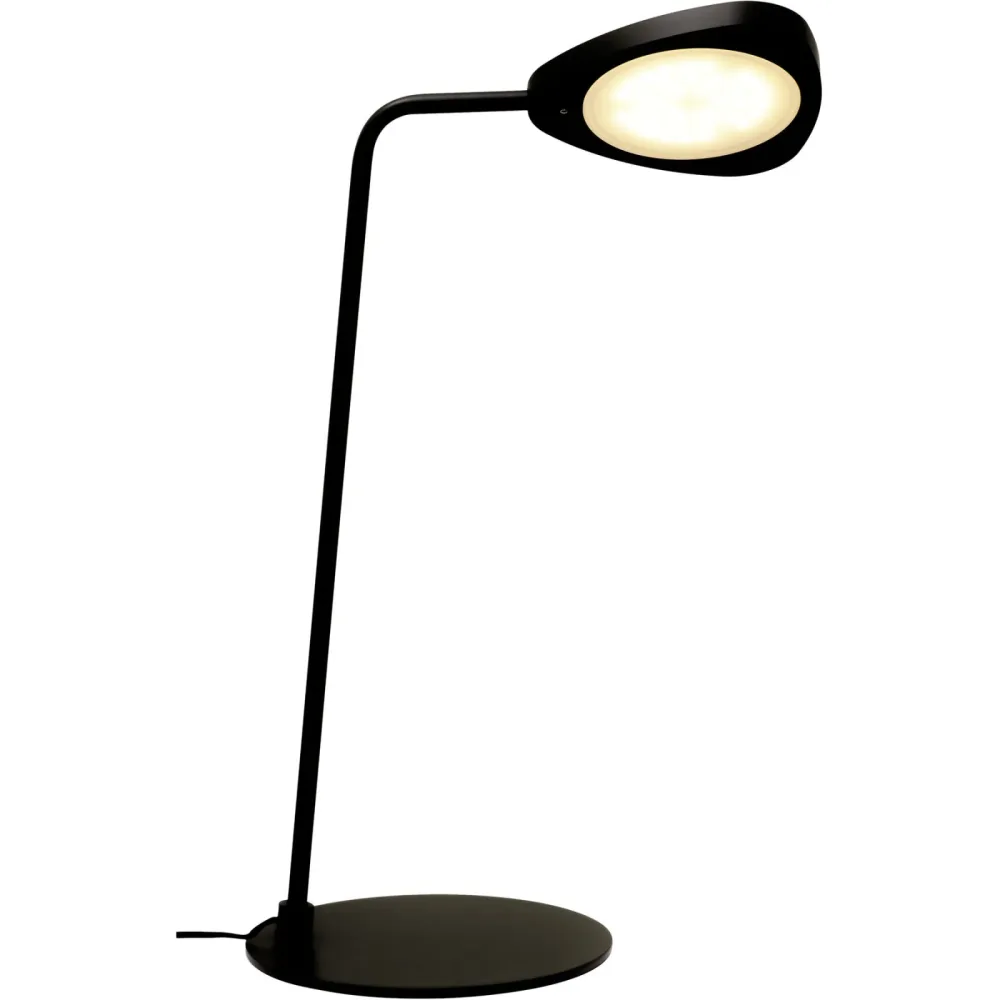 Tischlampe Samu schwarz matt Acryl H 39 cm 500 lm - LED- LED Energiesparlampe