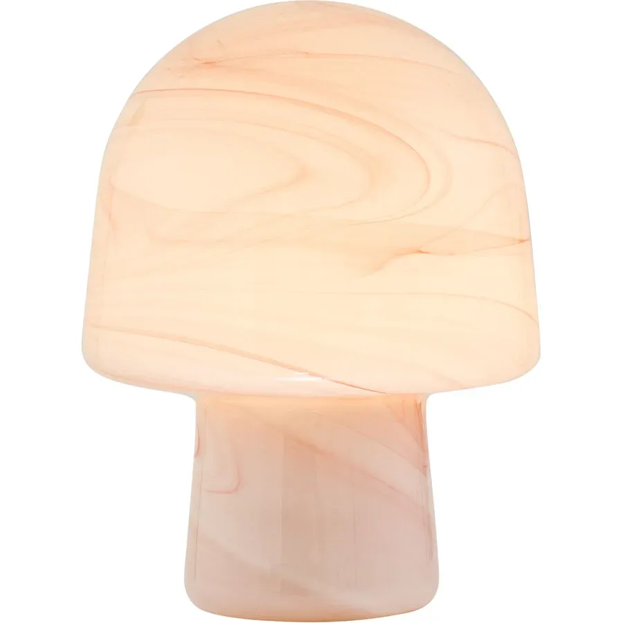 Tischlampe Forrest Metall/Glas hellrosa Ø 19.5cm E14 - Tischlampe