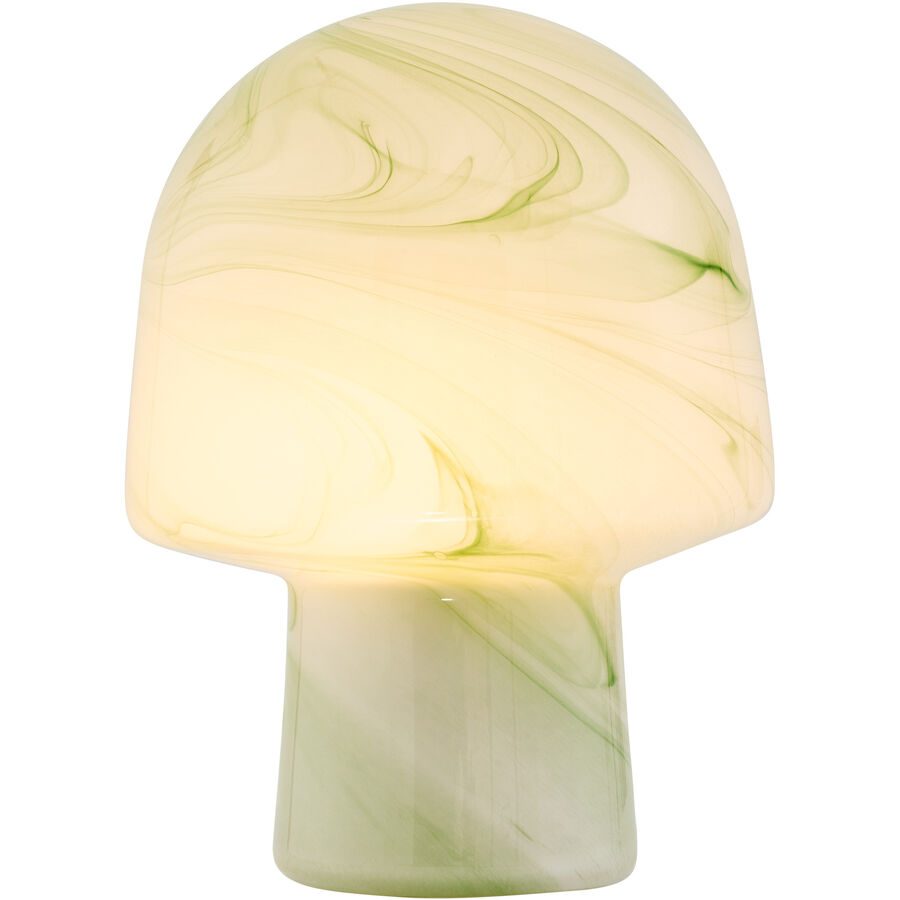 Tischlampe Forrest Glas/Metall hellgrün Ø 19.5cm E14 - Tischlampe