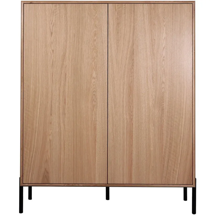 Highboard Vary Braun 45 cm 132 cm - Farbe: Holzfarbe - Highboard