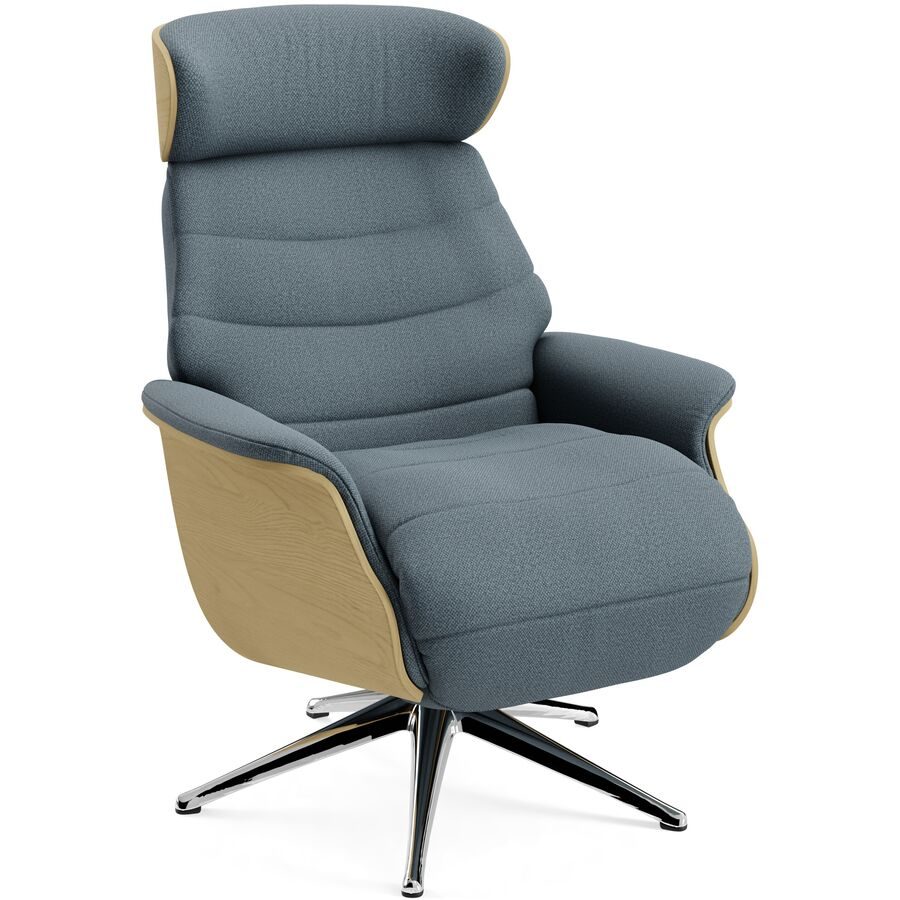 Relaxsessel Cam Beige Blech/Stoff 83 cm 88 cm - Farbe: Matino - 1030 Natural - Möbel Konfigurator: Traummöbel individuell zusammenstellen -