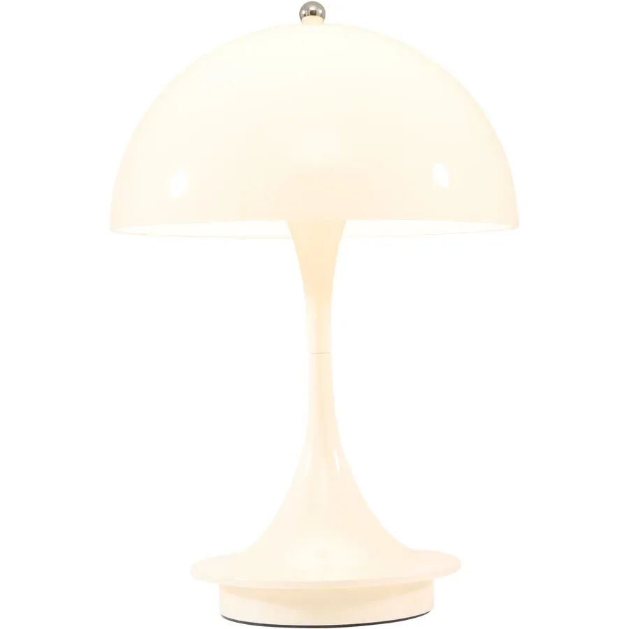 Louis poulsen Designer-Tischlampe Panthella Poymer beige 2.5W LED - LED - Material: Polymer- LED Energiesparlampe