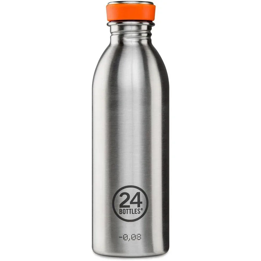 Trinkflasche 24 Bottles Silber Edelstahl 6.5 cm 6.5 cm 500 ml - Farbe: Steel - Trinkflasche