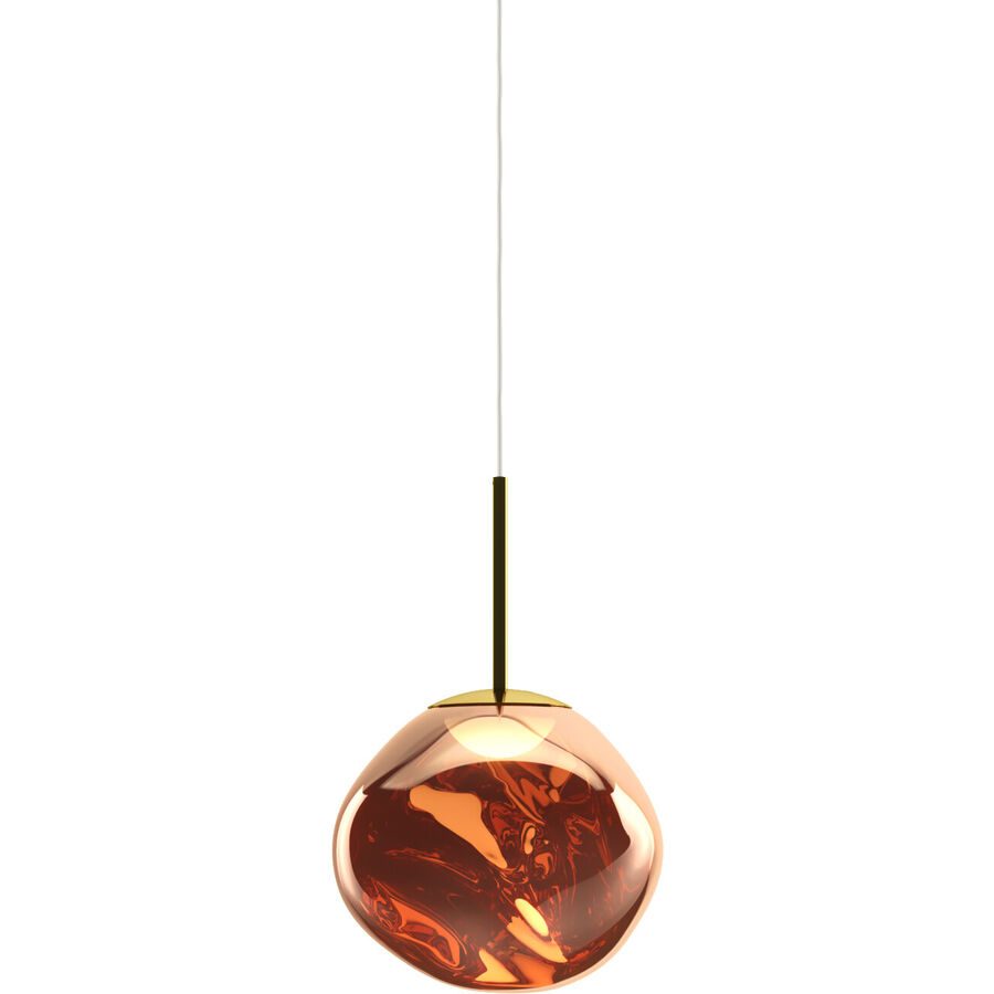 Tom Dixon Pendellampe Melt Kunststoff kupfer - Material: Polycarbonat - Pendellampe