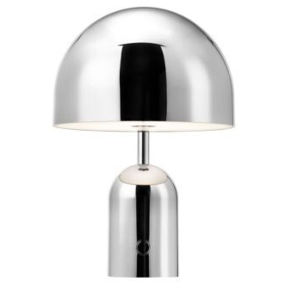 Tom Dixon Tischlampe Bell Kunststoff silber - LED - Lichtfarbe: Warmweiss - Tischlampe- LED Energiesparlampe