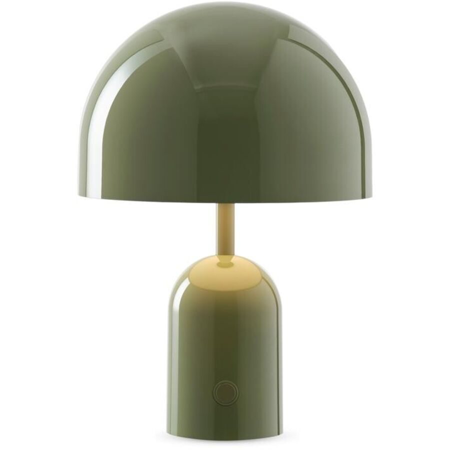 Tom Dixon Tischlampe Bell mossgrün Kunststoff - LED - Lichtfarbe: Warmweiss - Tischlampe- LED Energiesparlampe