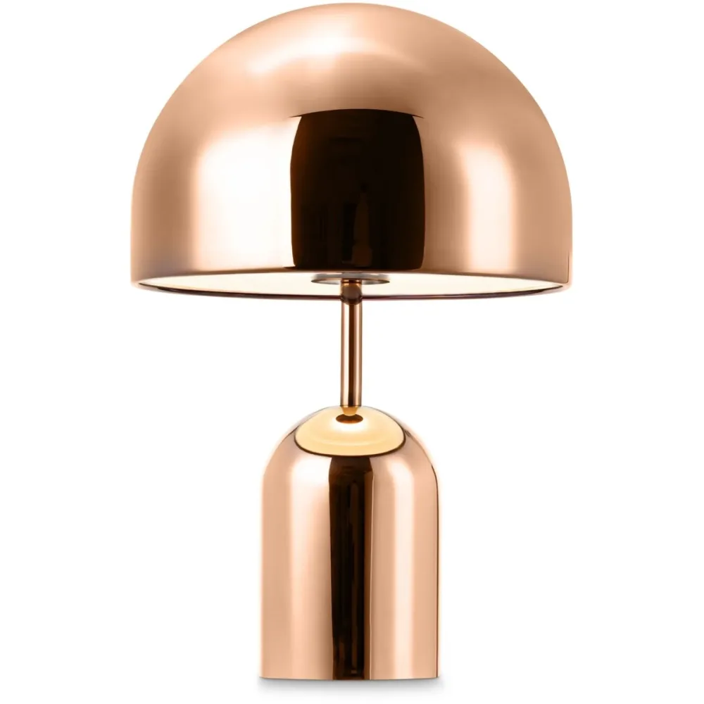 Tom Dixon Designer-Tischlampe Bell Kupfer Kunststoff H 28 cm 160 lm - LED - Lichtfarbe: Warmweiss- LED Energiesparlampe