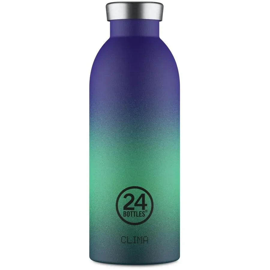 Thermosflasche 24 Bottles Blau Edelstahl 20.4 cm - Farbe: Borealis - Thermosflasche