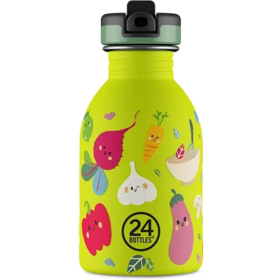Trinkflasche 24 Bottles Grün Edelstahl 6.5 m 6.5 m 250 ml - Trinkflasche