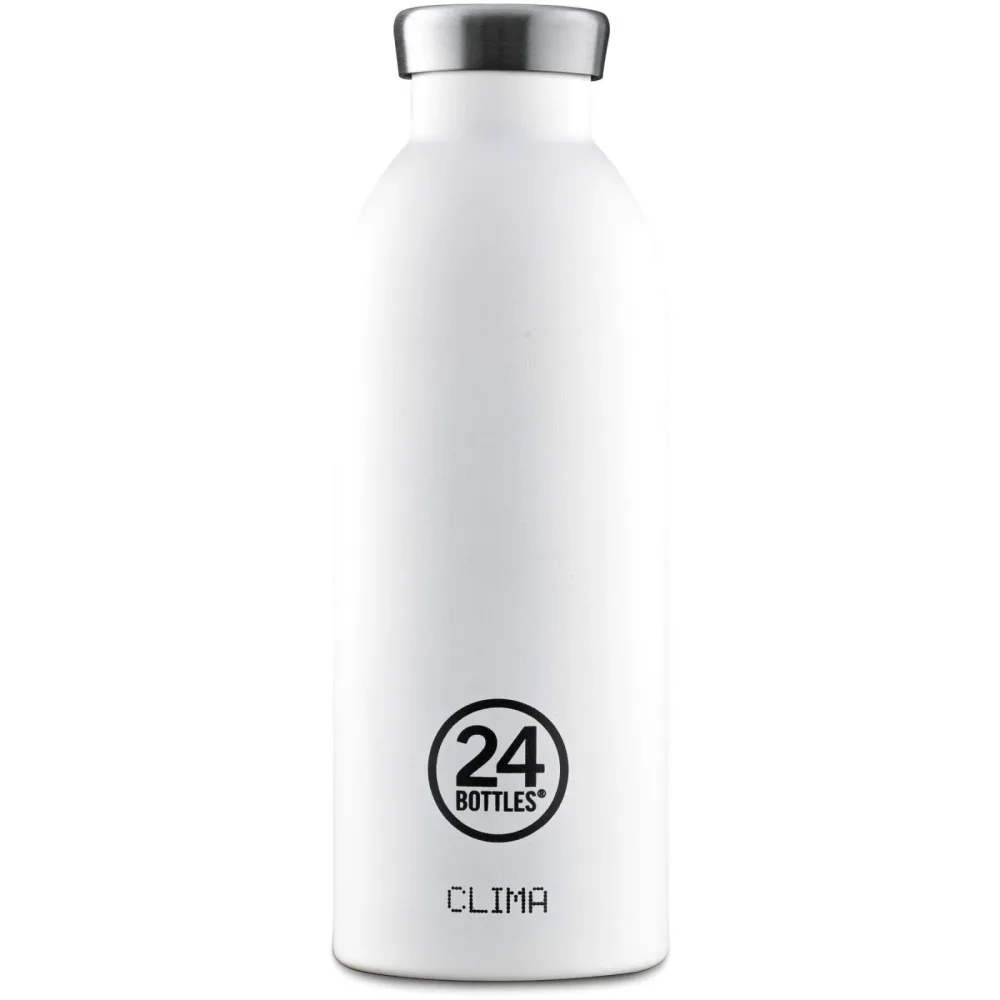 Thermosflasche 24 Bottles Weiss Edelstahl 20.5 cm - Farbe: Ice White - Thermosflasche