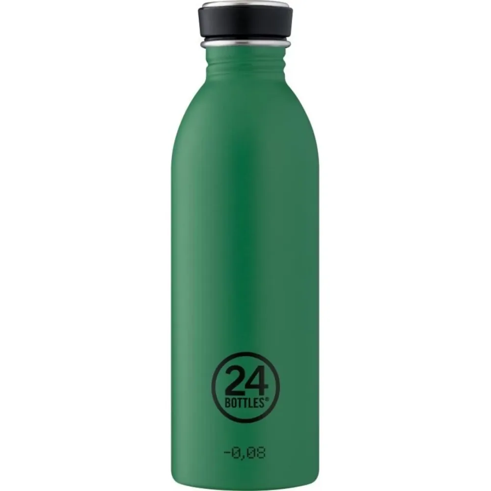 Trinkflasche 24 Bottles Grün Edelstahl 6.5 cm 6.5 cm 500 ml - Farbe: Emerald Green - Trinkflasche