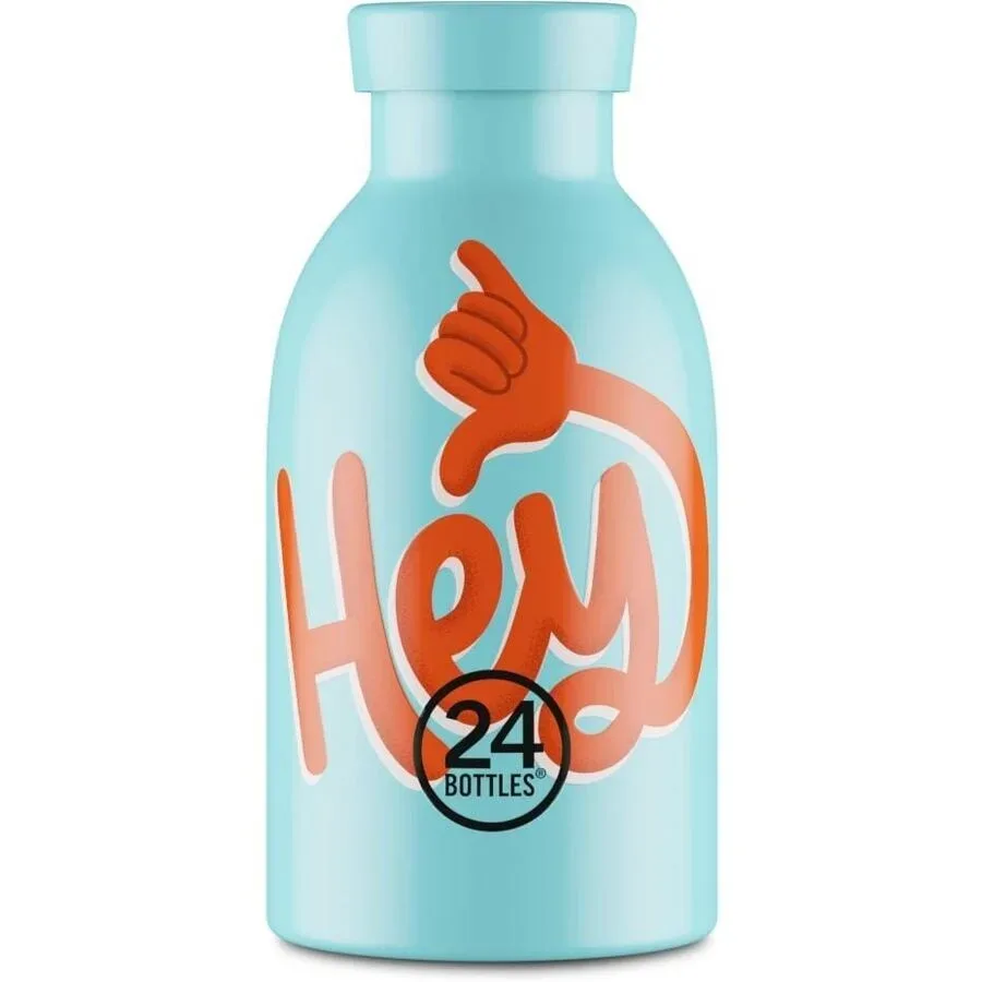Thermosflasche 24 Bottles Blau Edelstahl 15 cm - Thermosflasche