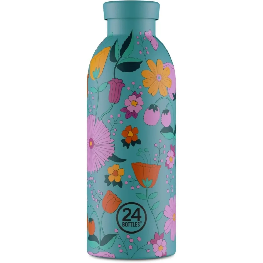 Thermosflasche 24 Bottles Grün Edelstahl 20.5 cm - Farbe: Bloom Green - Thermosflasche