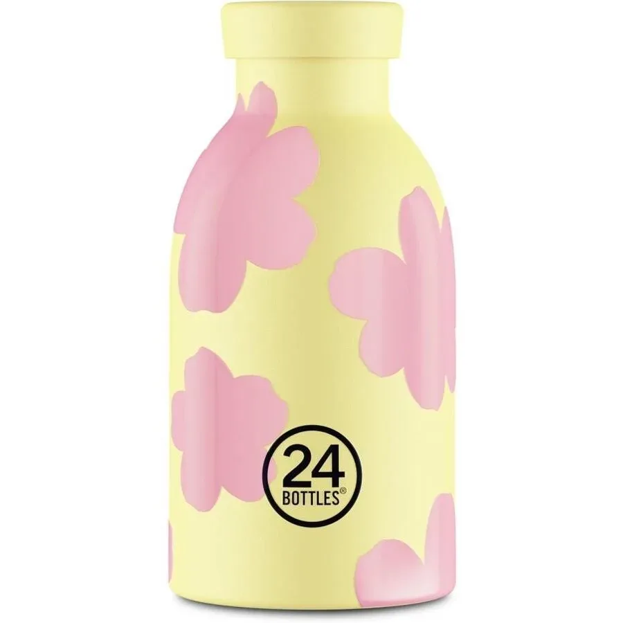 Thermosflasche 24 Bottles Gelb Edelstahl 15 cm - Thermosflasche