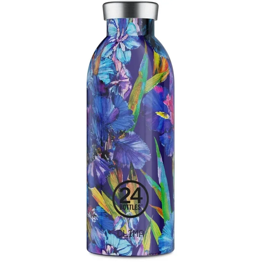 Thermosflasche 24 Bottles Blau Edelstahl 20.5 cm - Farbe: Iris - Thermosflasche