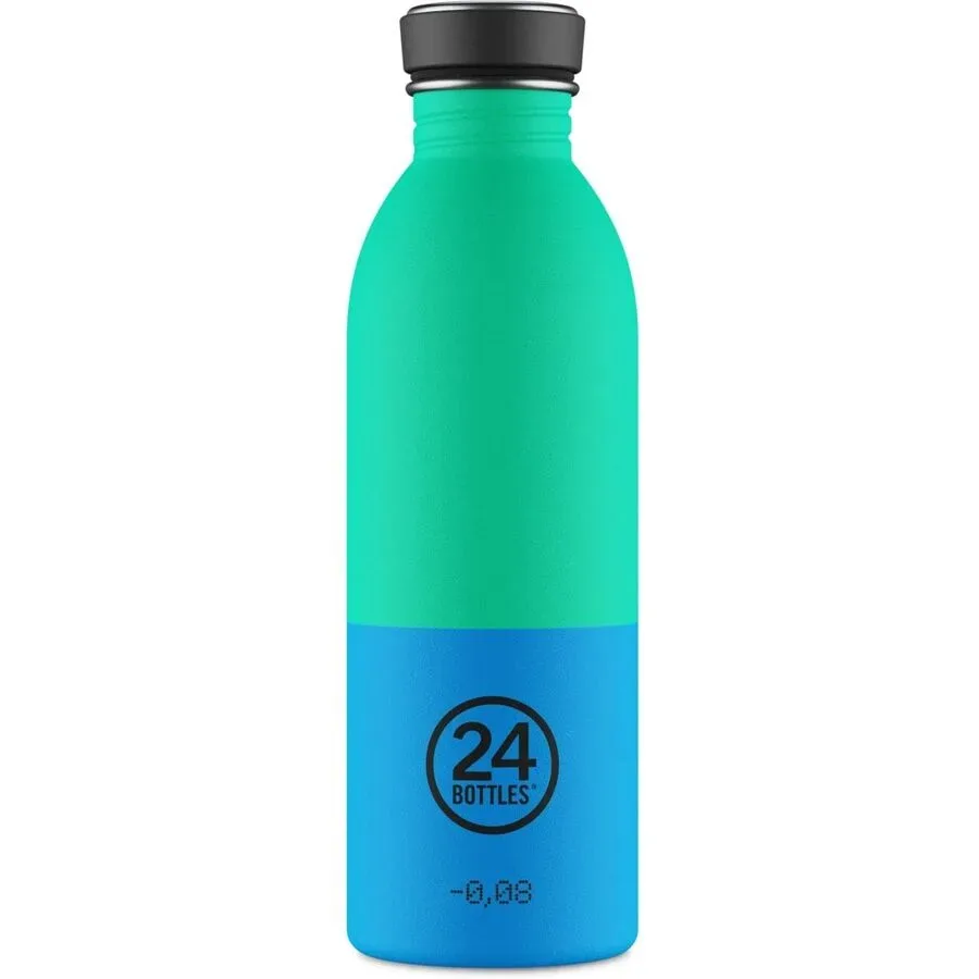 Trinkflasche 24 Bottles Blau Edelstahl 6.5 cm 6.5 cm 500 ml - Farbe: Wave - Trinkflasche