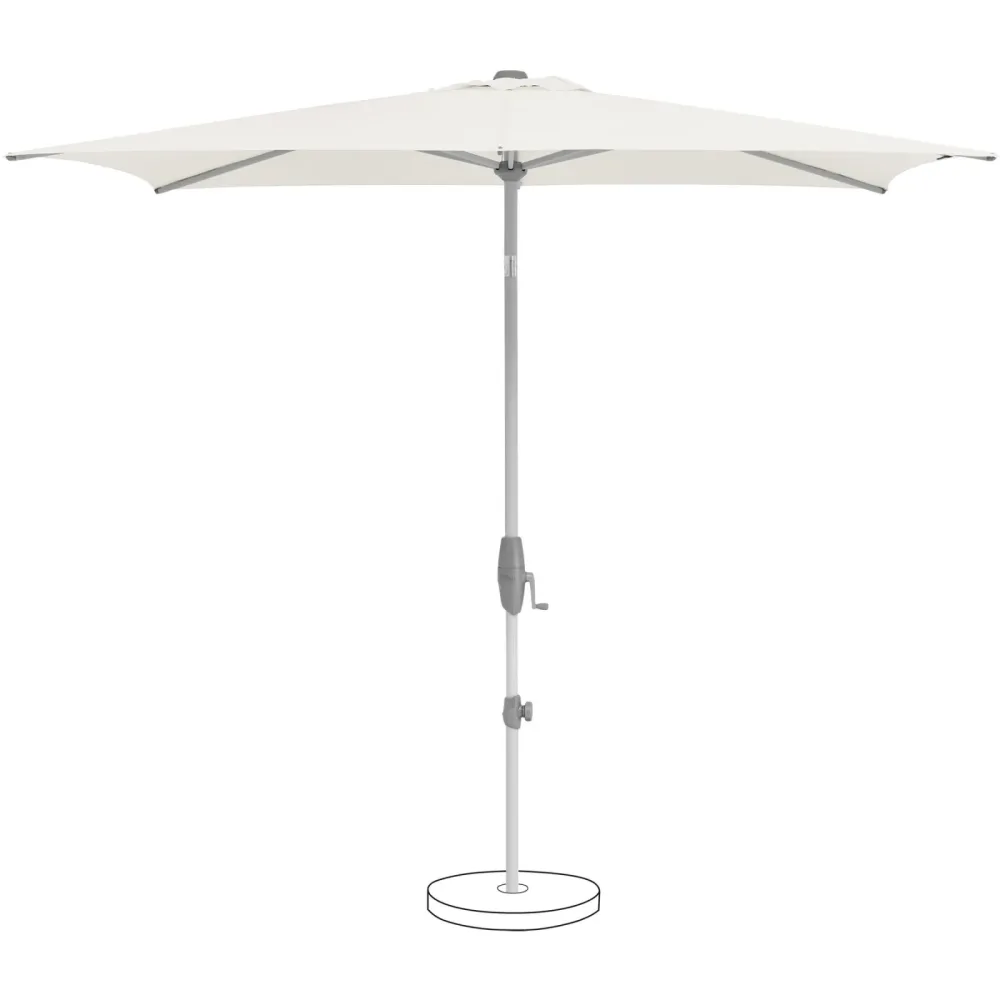 Suncomfort BY GLATZ Sonnenschirm Shell-Turn sand Polyester B 250 T 200 cm - Sonnenschirm
