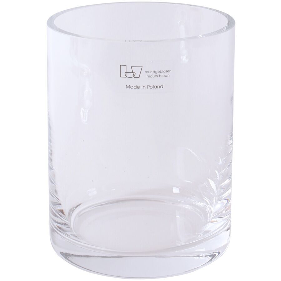 Vase Glas H18xD12cm transparent - Vase